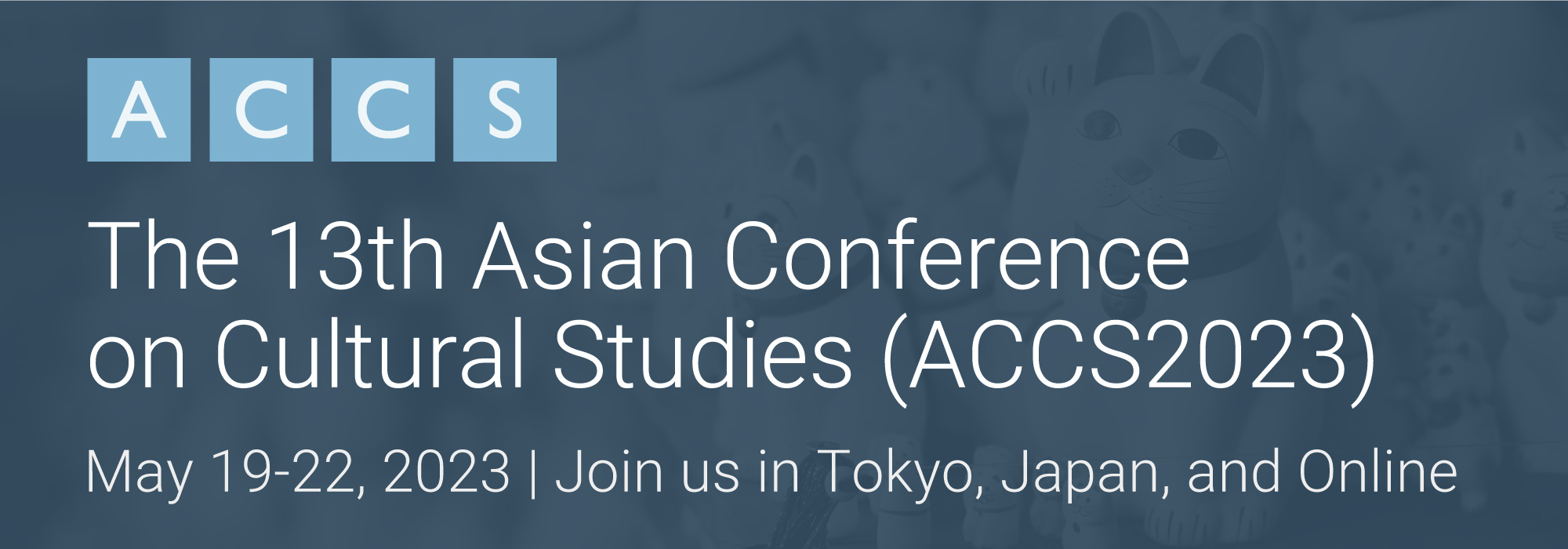 The 13th Asian Conference on Cultural Studies (ACCS2023) Logo